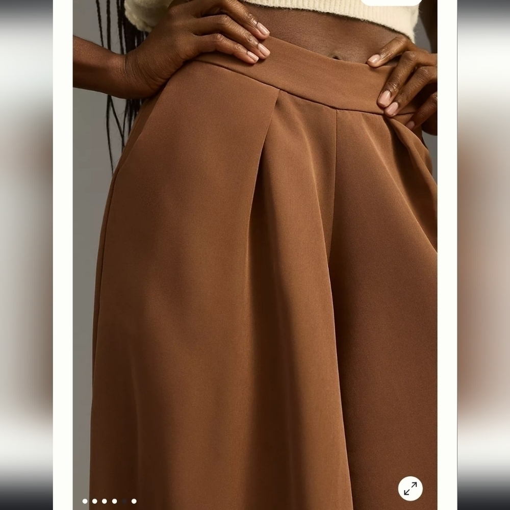 Amazing Brown Palazzo Pants from Anthropologie - Picture 5 of 13